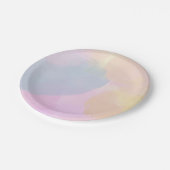 Regenboog Kleurrijke Waterverf Papieren Bordje (Gekanteld)