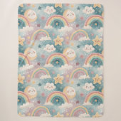 Regenboog Knuffeldeken Zachte Gift voor Jonge Hart Sherpa Deken (Voorkant)
