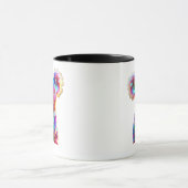 Regenboog Koala Fantasie Kunst Mok (Midden)