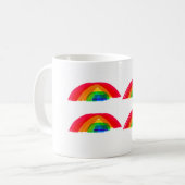Regenboog koffiemok (Voorkant links)