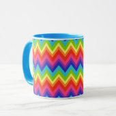 Regenboog koffiemok mok (Voorkant links)