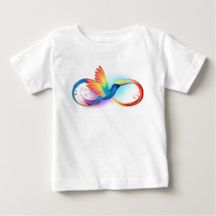 Regenboog Kolibrie met oneindigheidssymbool