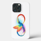 Regenboog Kolibrie met oneindigheidssymbool Case-Mate iPhone Case (Achterkant)