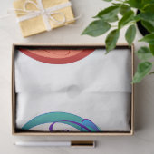 Regenboog Kolibrie met oneindigheidssymbool Tissuepapier (Geschenk)