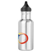 Regenboog Kolibrie met oneindigheidssymbool Waterfles (Rechts)