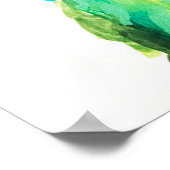 Regenboog Kolibrie Poster (Hoek)