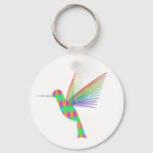 Regenboog Kolibrie Sleutelhanger (Voorkant)