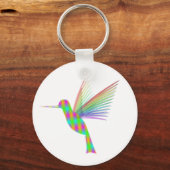 Regenboog Kolibrie Sleutelhanger (Voorkant)
