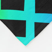 Regenboog komt uit fleece deken (Hoek)