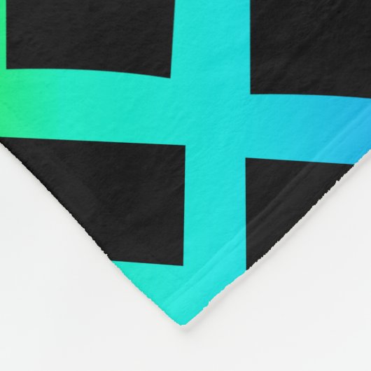 Regenboog komt uit fleece deken (Hoek)