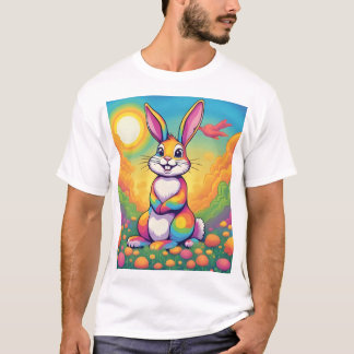 Regenboog Konijn T-shirt