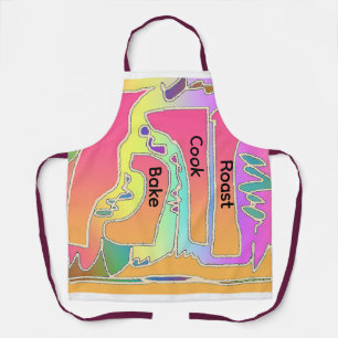 Regenboog Kook Basteren Braden Keuken Chef Schort