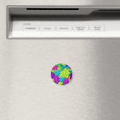 Regenboog Koolbladeren Patroon Magneet (Insitu (Vaatwasser))