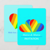 Regenboog Koppel Kaart (Voorkant / Achterkant)