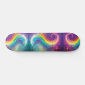 Regenboog Kosmische Galaxy Yin Yang Ocean Waves Sk Persoonlijk Skateboard (Horizontaal)