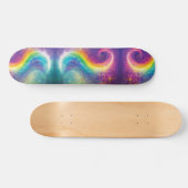 Regenboog Kosmische Galaxy Yin Yang Ocean Waves Sk Persoonlijk Skateboard (Horizontaal)