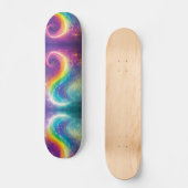 Regenboog Kosmische Galaxy Yin Yang Ocean Waves Sk Persoonlijk Skateboard (Voorkant)
