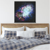 Regenboog Krabnevel 24x24 Canvas Afdruk (Insitu (Slaapkamer))