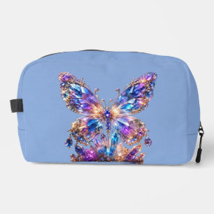 Regenboog Kristal Vlinder   Kleurrijke Schittering Toilettasje
