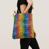 Regenboog Krokodillenleer Tote Bag (Dichtbij)