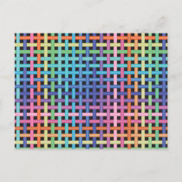 Regenboog Kruis Patroon Briefkaart