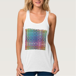 Regenboog Kruis Patroon Tanktop