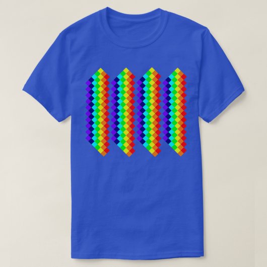 Regenboog kunstwerk t-shirt (Design voorkant)