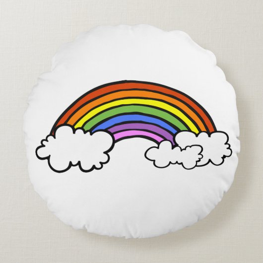 Regenboog Kussen (Voorkant)