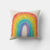 Regenboog kussen. kussen (Achterkant)