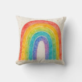 Regenboog kussen. kussen (Voorkant)