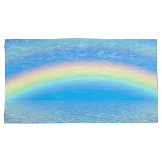 Regenboog Kussensloop (Voorkant-Rechts)