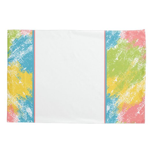 Regenboog Kussensloop (Achterkant-Links)