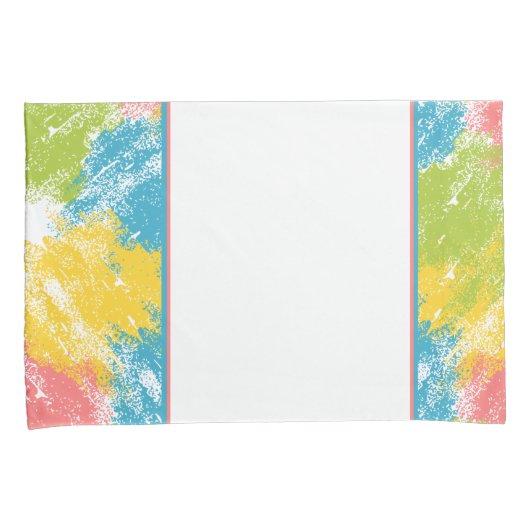 Regenboog Kussensloop (Voorkant-Rechts)