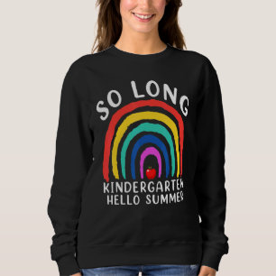 Regenboog Lange Kleuterleidster Kids Pre K Hij Trui
