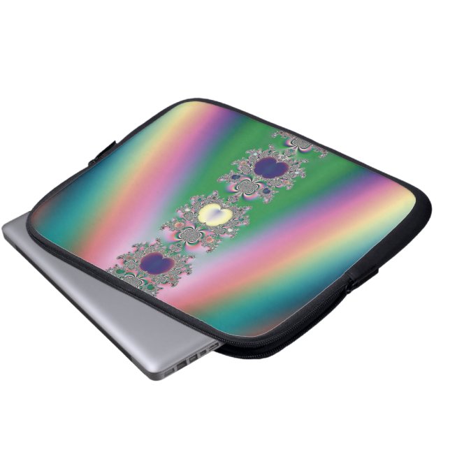 Regenboog Laptop Sleeve (Voorkant onderkant)