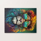 🧩 Regenboog Leeuw Legpuzzel (Horizontaal)