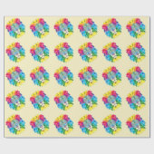 Regenboog Leeuwenkop Cadeaupapier (Vlak)