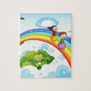 Regenboog Legpuzzel