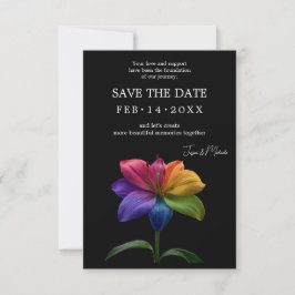 🌈 Regenboog Lelie Save the Date — QR Update