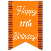 Regenboog Leo Glitter Verjaardagsfeest Vlaggetjes (Tweede vlag)