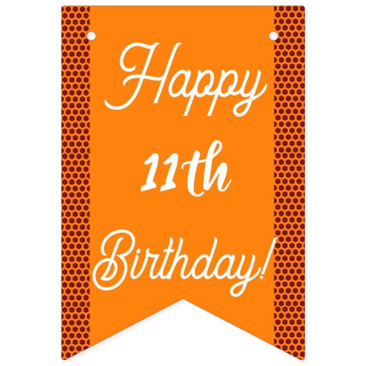 Regenboog Leo Glitter Verjaardagsfeest Vlaggetjes (Tweede vlag)