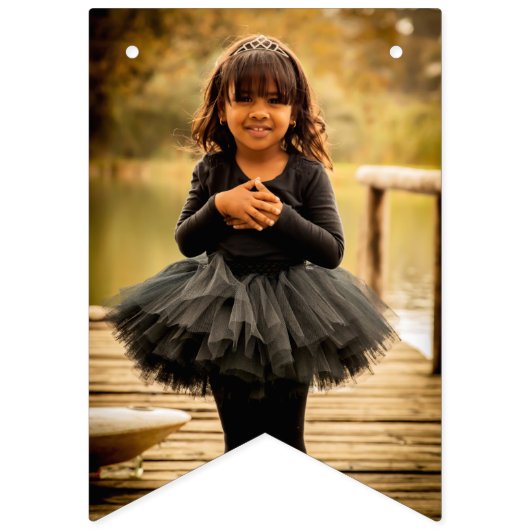 Regenboog Leo Glitter Verjaardagsfeest Vlaggetjes (Derde vlag)