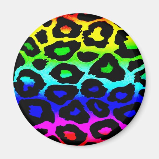 regenboog_leopard_drukveranderd magneet (Voorkant)