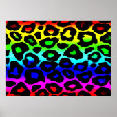 regenboog_leopard_drukveranderd poster (Voorkant)