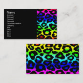 regenboog_leopard_drukveranderd visitekaartje (Voorkant / Achterkant)