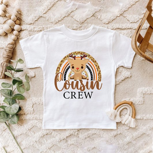 Regenboog Leopard Kerst Neef Schattige Rendier