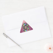 Regenboog Leopard Zonnebloem Moeder Leven Sticker (Envelop)