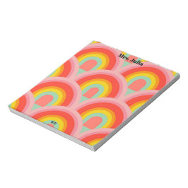 Regenboog Leraren cadeau Notitieblok 