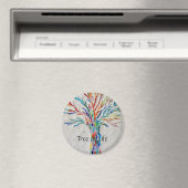 Regenboog Levensboom Magneet (Insitu (Vaatwasser))