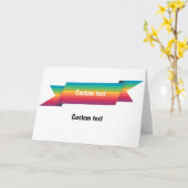 Regenboog LGBT Aangepaste kaart (Gele Bloem)